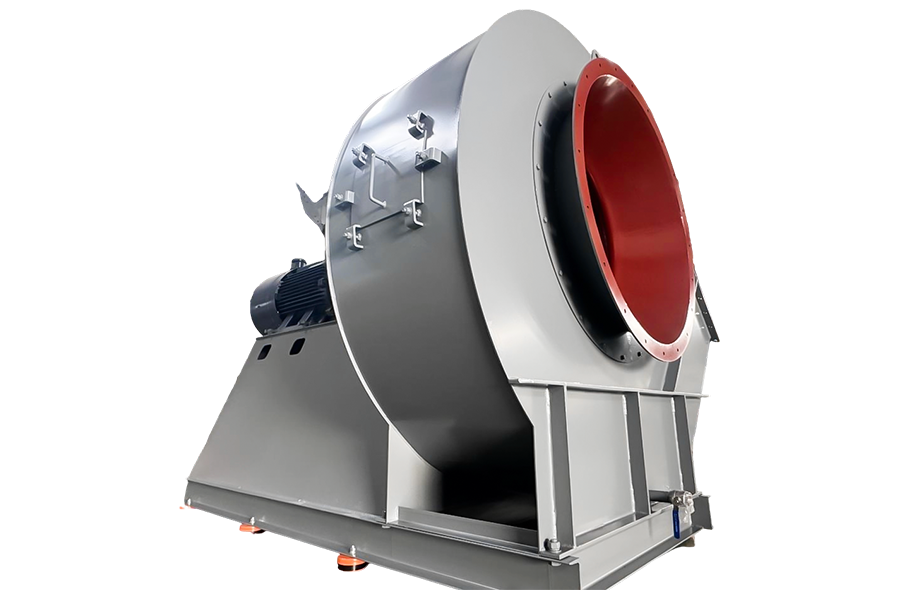 Priemysel stavebných materiálov - chladiaci ventilátor cementovej rotačnej pece s roštom