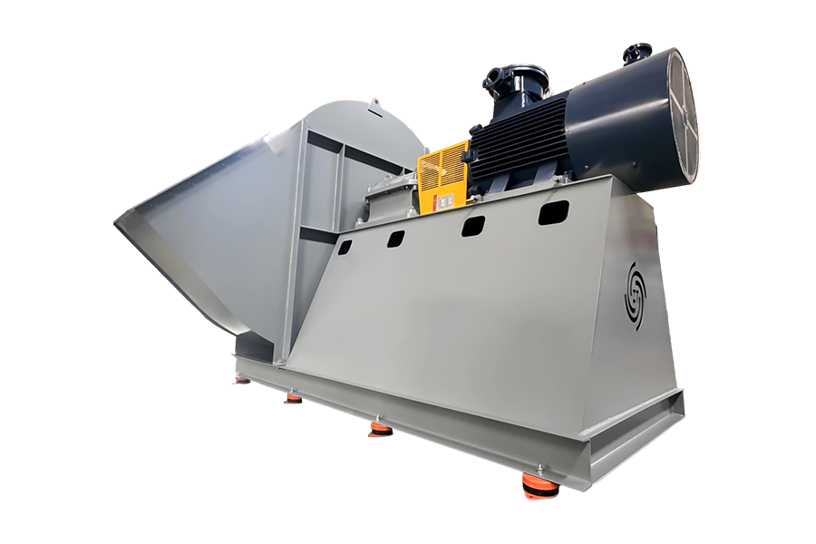 Priemysel stavebných materiálov - chladiaci ventilátor cementovej rotačnej pece s roštom