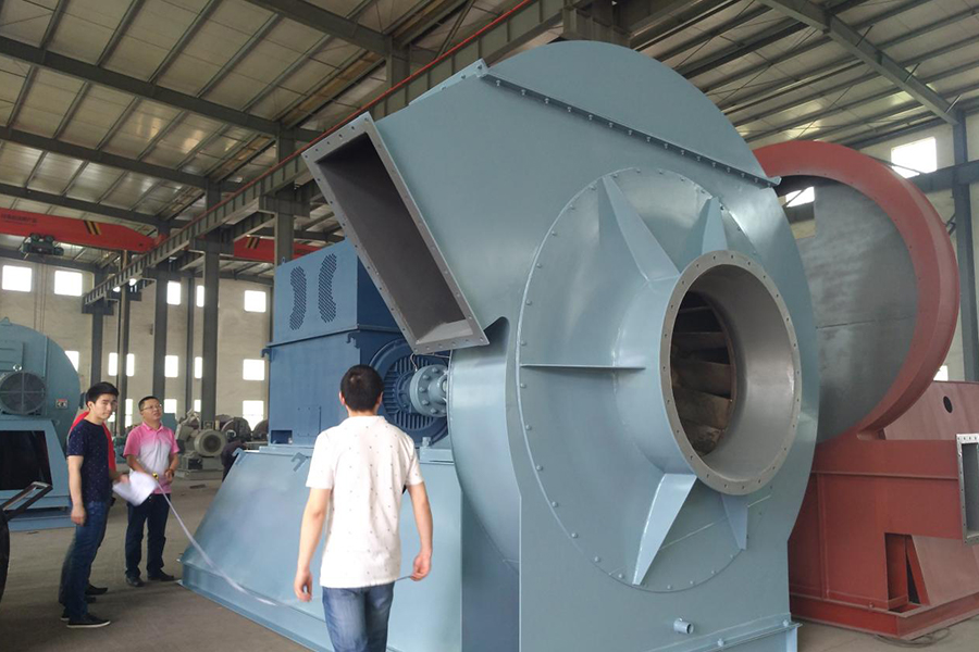 Priemysel ochrany životného prostredia - systém spracovania tuhého a tekutého odpadu rotačná pec Spalinový ventilátor