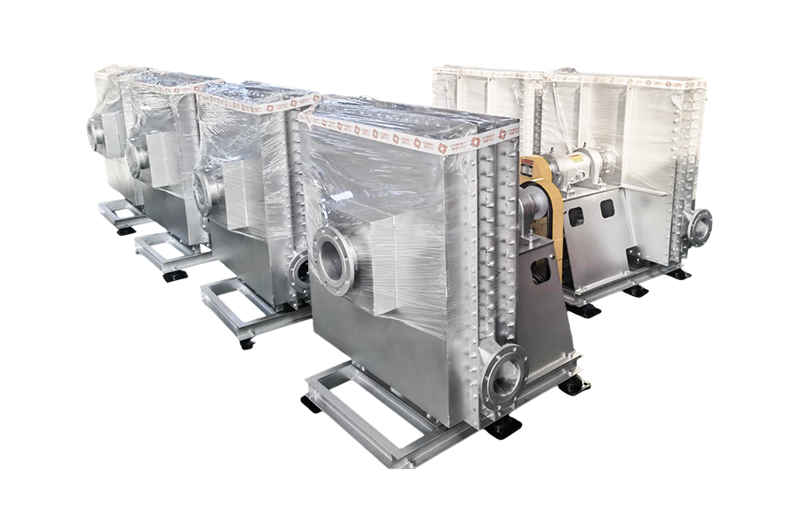 Priemysel ochrany životného prostredia - rotačný systém spracovania pevného a tekutého odpadu Pyrolýzny plynový ventilátor