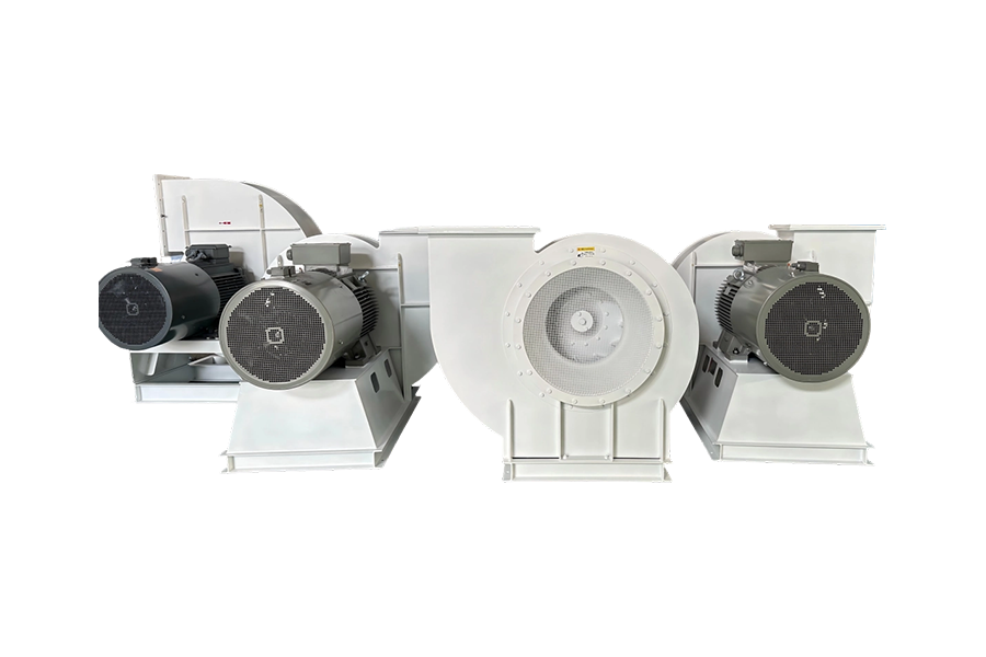 Priemysel ochrany životného prostredia - rotačný systém spracovania tuhého a tekutého odpadu Ventilátor prívodu kyslíka