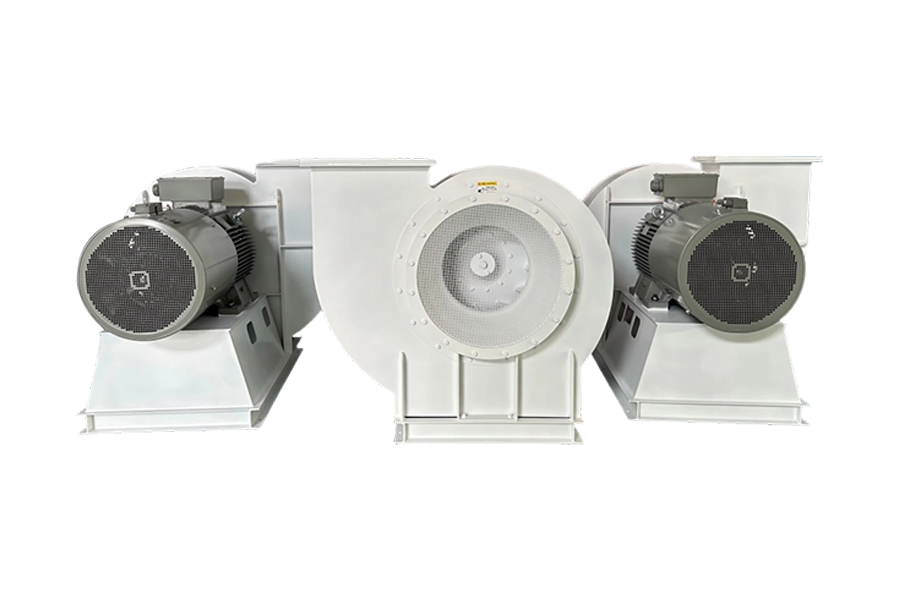 Priemysel ochrany životného prostredia - systém spracovania pevného a tekutého odpadu rotačná pec Terciálny ventilátor